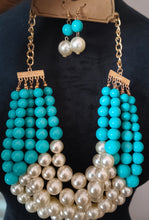 Load image into Gallery viewer, Trenees' Exclusive Jewelry Collections- 2 LT Blue, 1 Matte Pink, 2 Blue in stock
